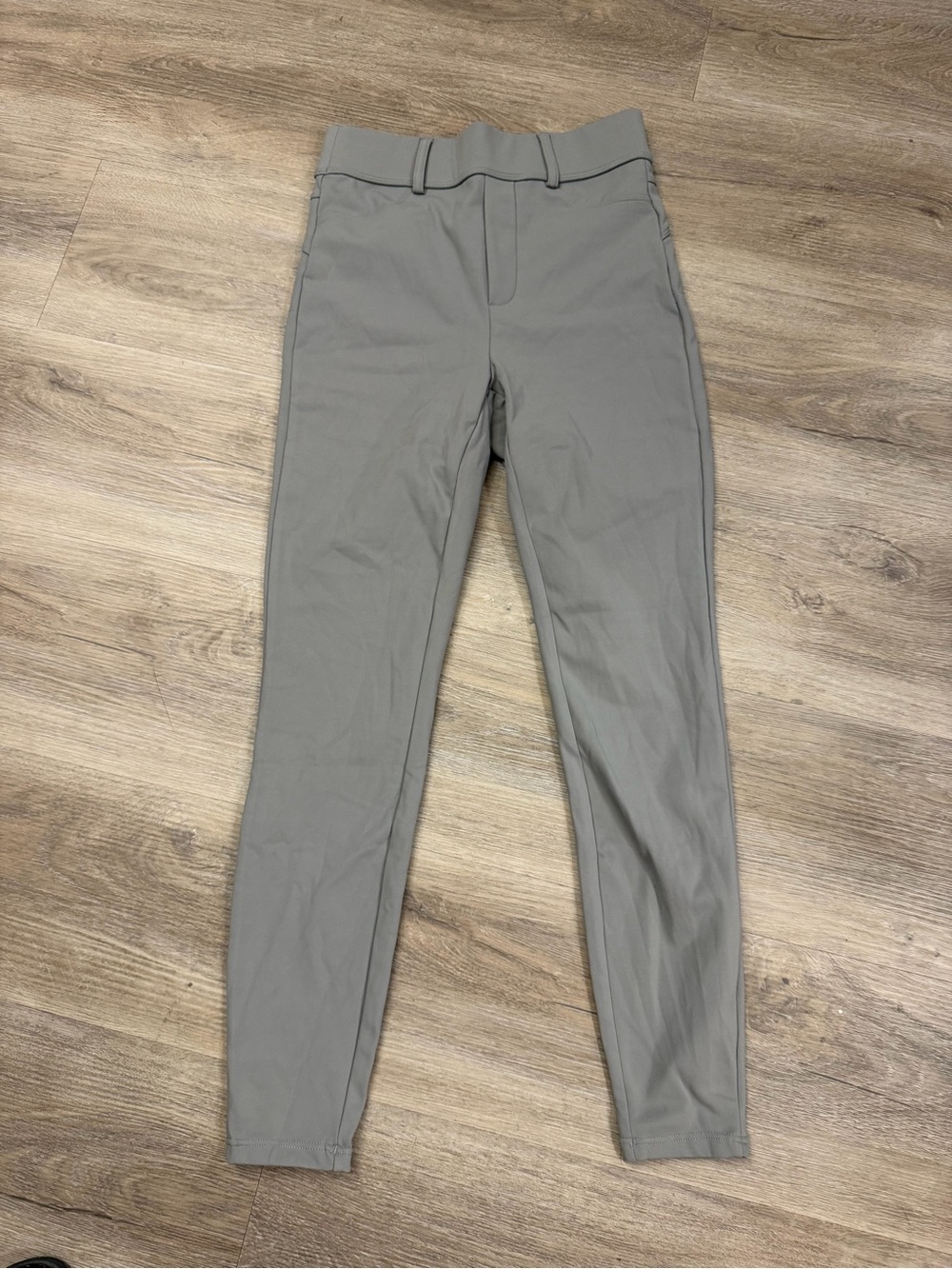New Halara High Waisted Skinny Work Pants 7/8 Women’s XS Gray Stretch Office 010